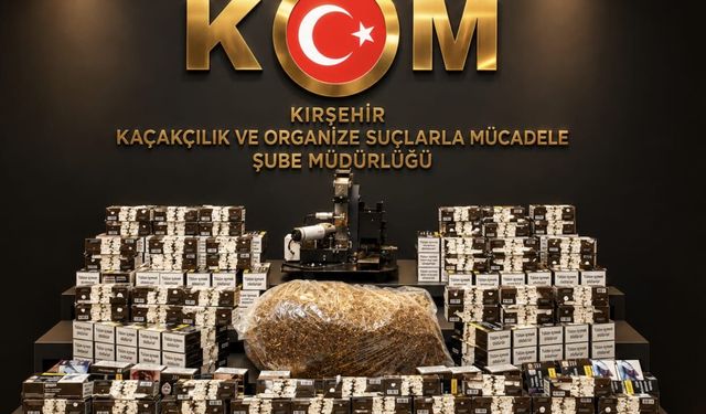 Kırşehir’de Kaçak Tütün Operasyonu