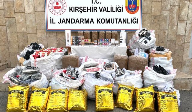 Kırşehir’de 2,8 milyon TL’lik gümrük kaçağı ürün ele geçirildi