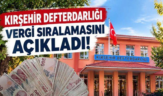 Kırşehir'in Zirvesindekiler İsimlerini Gizledi: Vergi Şampiyonları Belli Oldu!