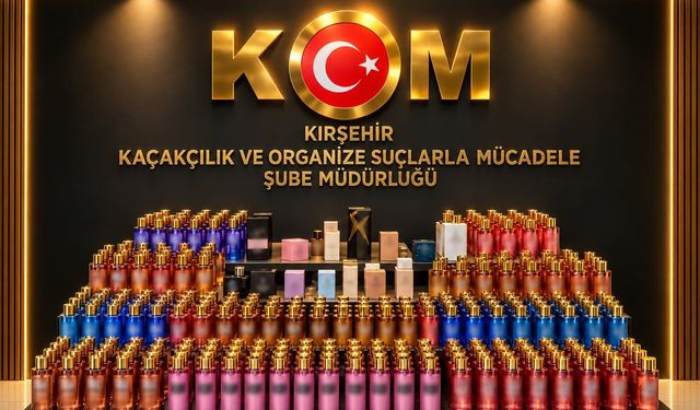 Kırşehir’de Yüzlerce Gümrük Kaçağı Parfüm Ele Geçirildi