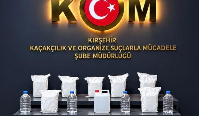 KOM Ekipleri 40 Litre Etil Alkol Ele Geçirdi