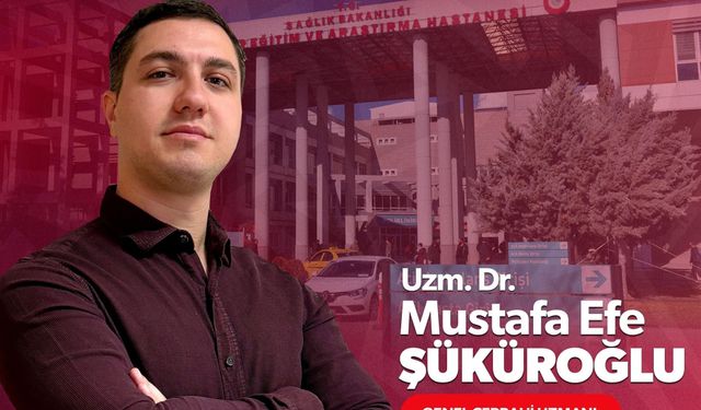 Uzm. Dr. Mustafa Efe Şüküroğlu Hasta Kabulünde!