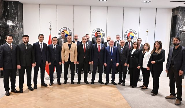Başkan Sarı ve Bulut, Hisarcıklıoğlu ile bir araya geldi!