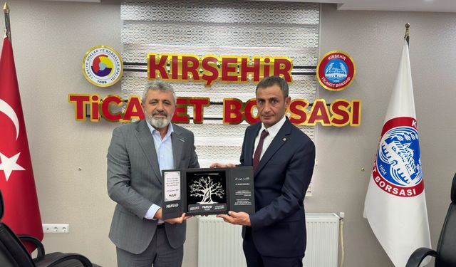 Kırşehir Ticaret Borsası'nda MÜSİAD Yönetimi Ağırladı