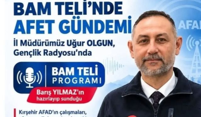 AFAD Gönüllülüğü konuşulacak: Kırşehir’den canlı yayın