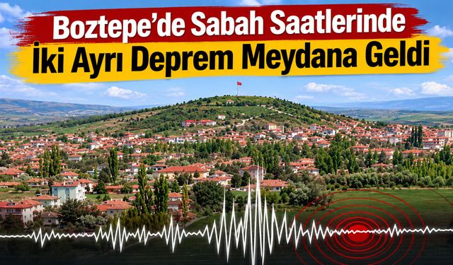 Kırşehir Boztepe’de Peş Peşe Depremler!