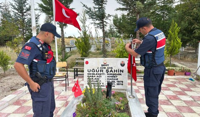 Kaman’da Türk Bayrakları Değiştirildi