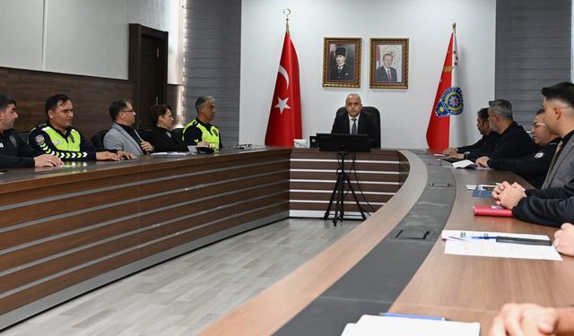 Görücü başkanlığında Kırşehir’in güvenliği değerlendirildi