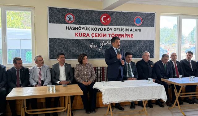 Hashöyük’te 46 tapu hak sahiplerine ulaştırıldı