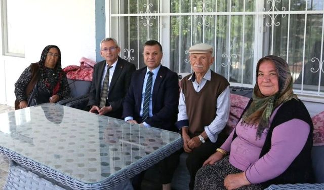 Kırşehir'de büyüklerin gönlüne misafir oldular