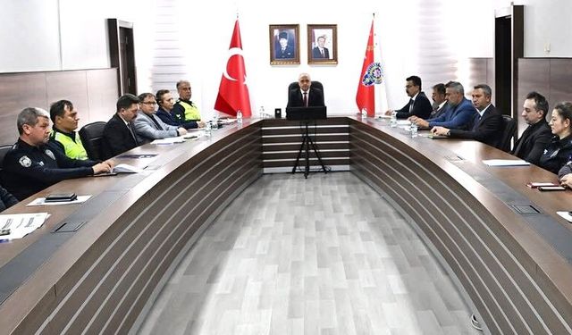Kırşehir’de huzur ve güvenlik için tedbirler değerlendirildi