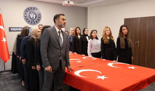 Kırşehir’de Kadroya Geçen 16 Personel Yemin Etti