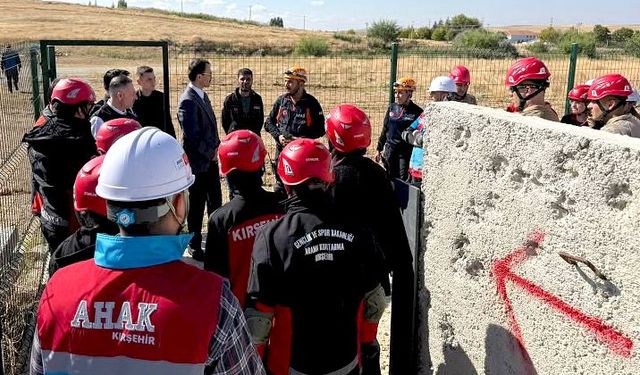 Kırşehir’de nefes kesen afet hazırlığı
