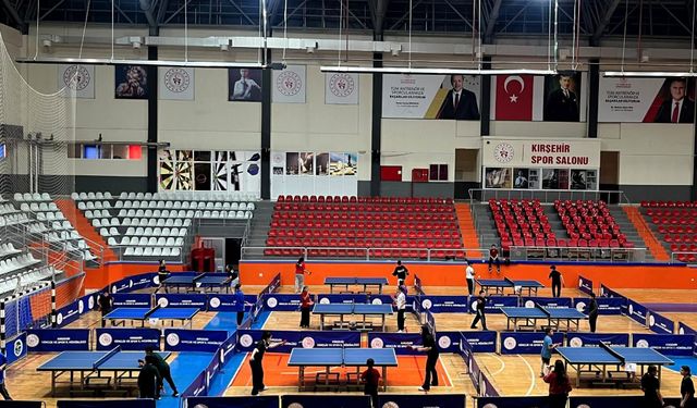 Kırşehir’de Sporcular raketlerini konuşturdu