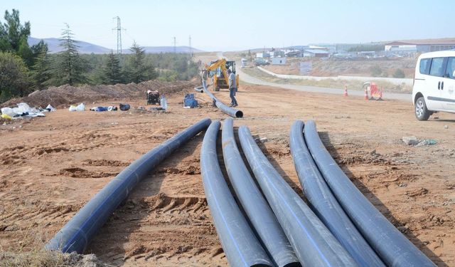 Kırşehir’de yeni hastanenin altyapı çalışmaları sürüyor