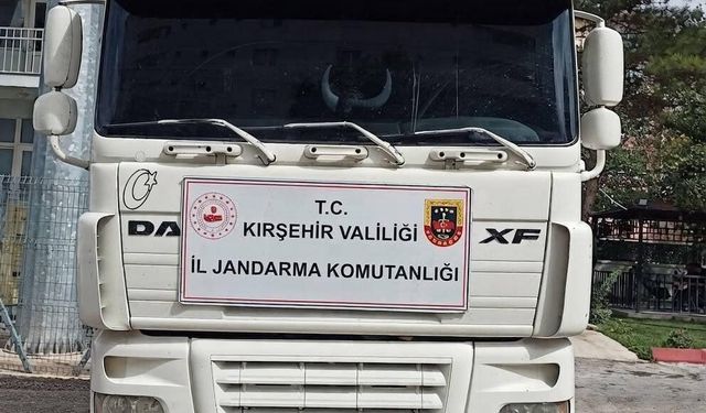 Mucur’da jandarma kontrolünde yakalandı: Tırın şasesi değiştirilmiş