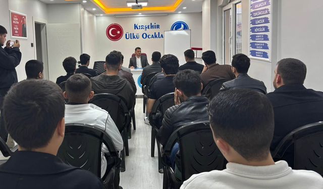 Ülkü Ocakları Kırşehir’de güz dönemi seminerlerini gerçekleştirdi
