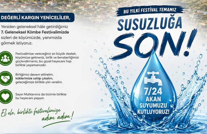 Yıllardır süren su hasreti sona erdi!