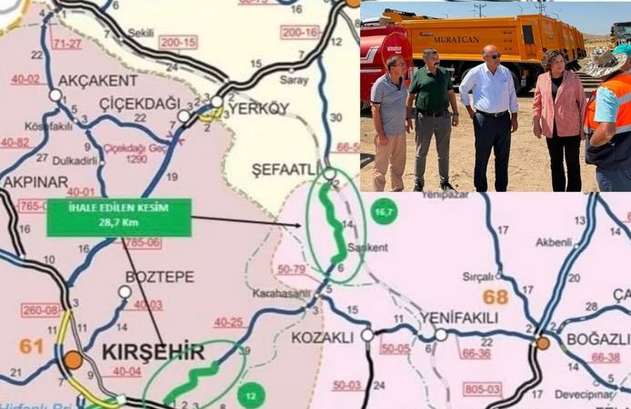 Kırşehir’de yıllardır beklenen yol projesinde yeni aşama!