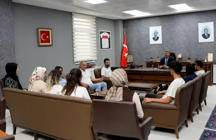 İl Müdürü Çakmakçı "Genç Ahiler" Ekibini Ağırladı