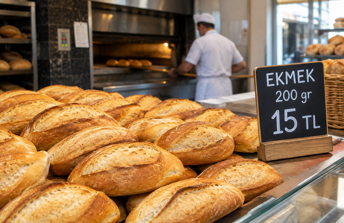 KIRŞEHİR’DE EKMEĞE ZAM: 200 GRAM EKMEK 15 TL OLDU