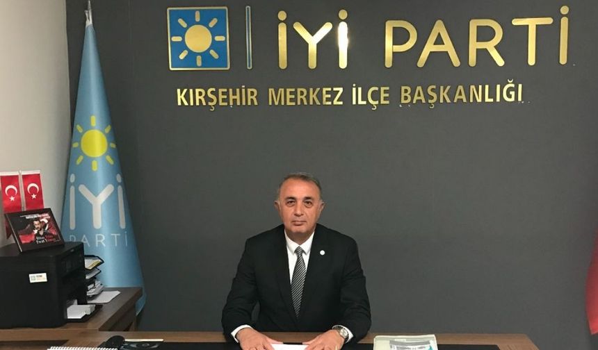 İYİ Parti Kırşehir Merkez İlçe Başkanlığına Hilmi Ergül atandı