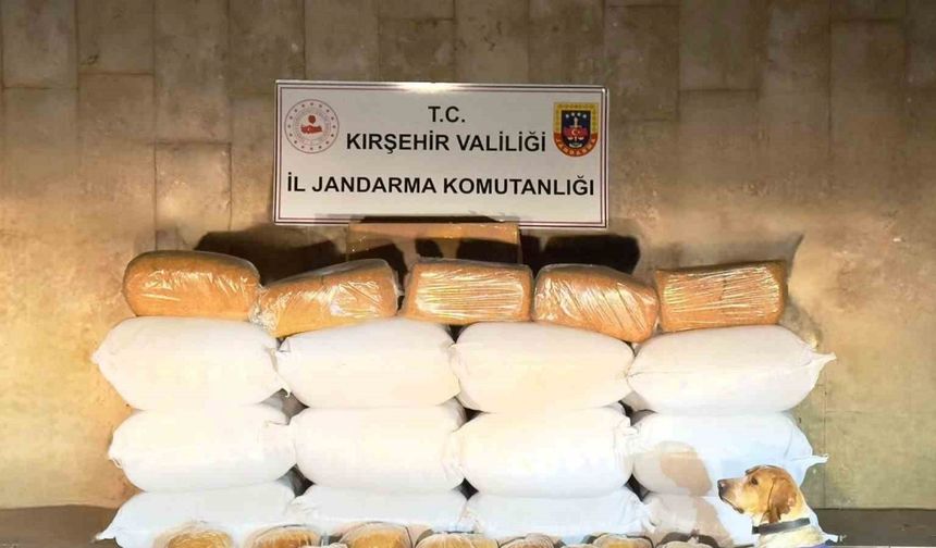 Kırşehir’de 633 kilo kaçak tütün ele geçirildi