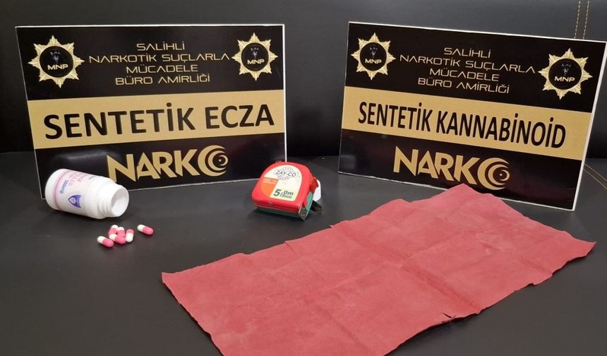 Manisa’da şüpheliden kağıda emdirilmiş uy*şturucu çıktı