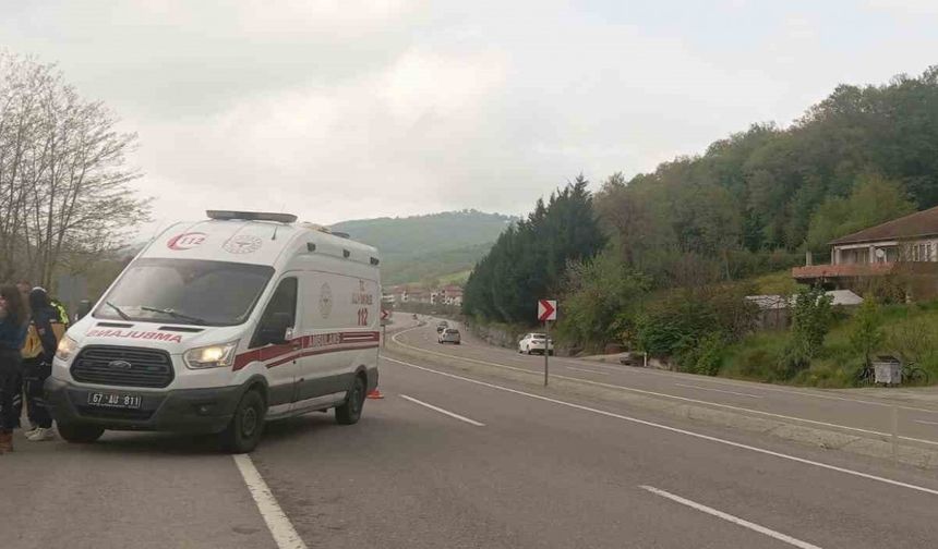 Otomobil tarlaya uçtu, dede ve iki torunu yaralandı