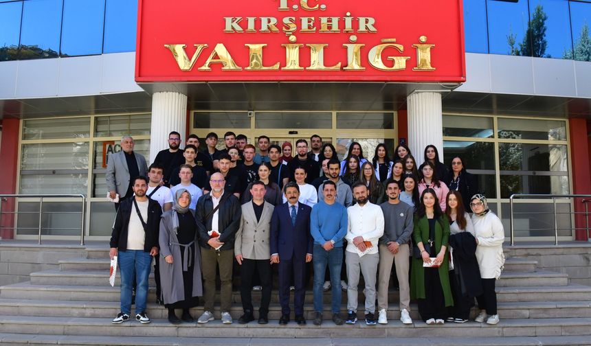 Kırşehir’de gurbetçi gençlere Anadolu misafirperverliği