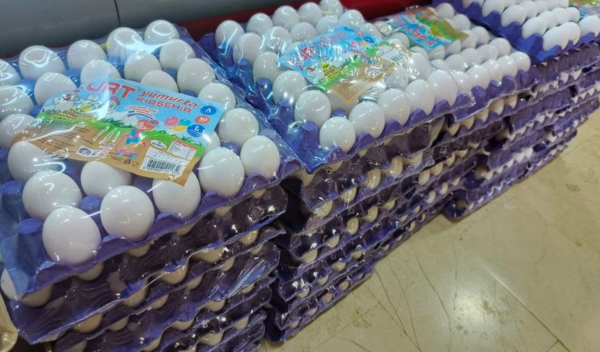 Kırşehir'de yumurta fiyatlarında sürpriz gelişme