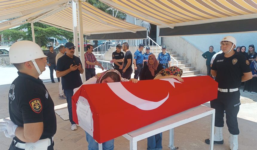 Polis memuru Yusuf Taşdemir son yolculuğuna uğurlanıyor