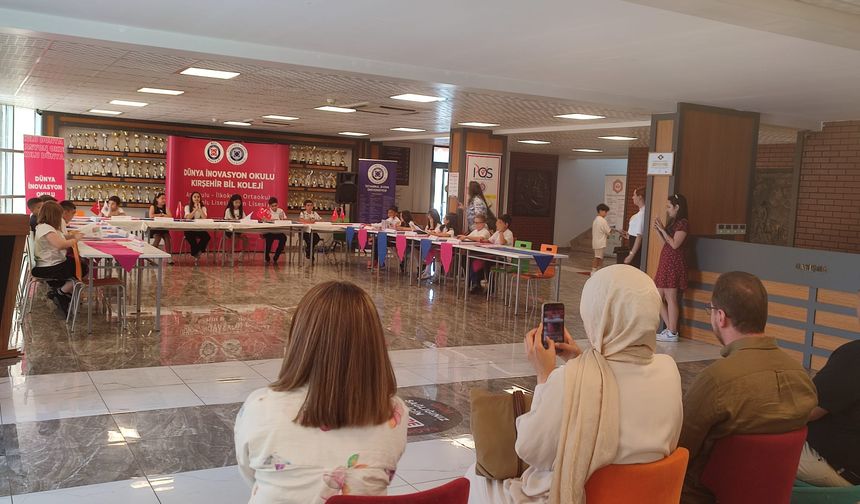 Kırşehir'de minik kalemlerden büyük eserler