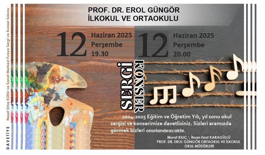Prof. Dr. Erol Güngör Ortaokulu’ndan yıl sonu sanat şöleni