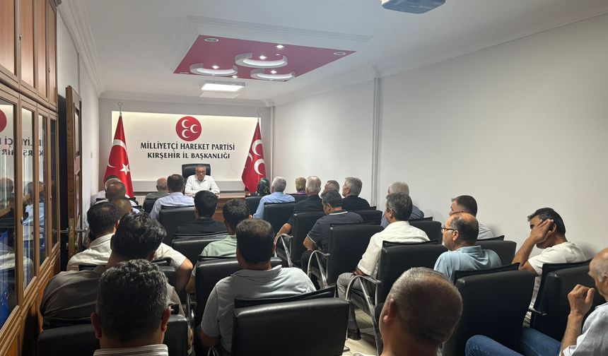 Ankara öncesi Kırşehir’de hazırlık zirvesi