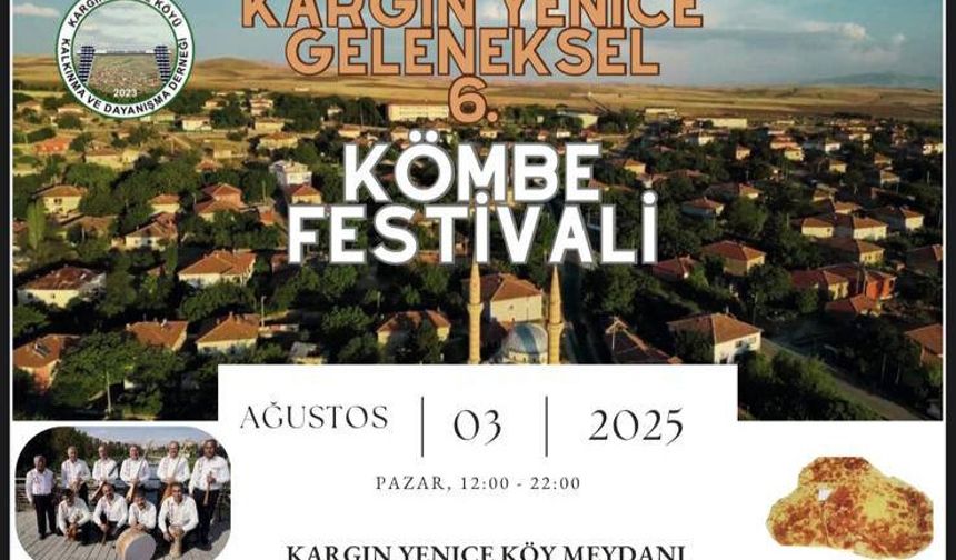 Kamanlı Hemşeriler 3 Ağustos’ta Kargın Yenice’de buluşuyor!