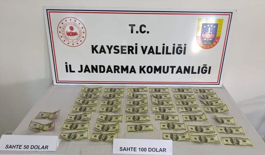Kayseri’de 4 Bin 200 Dolar Sahte Para Ele Geçirildi