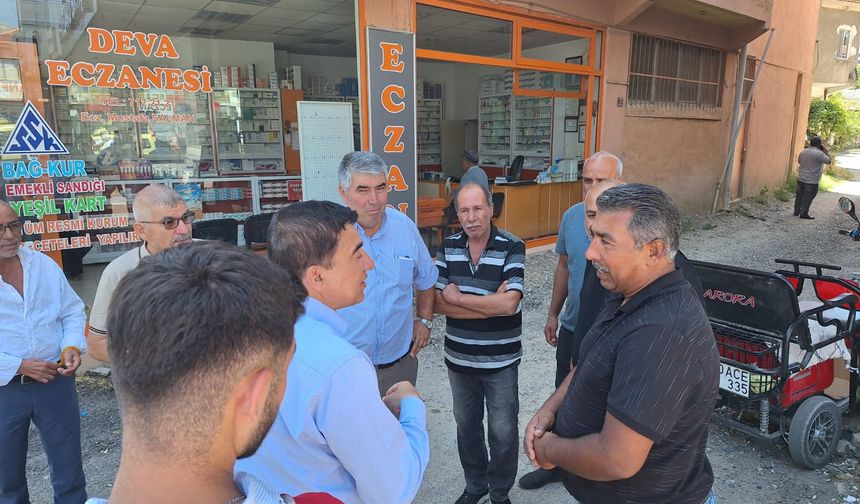 CHP Heyeti Kaman’da meydana indi, mitinge davet etti