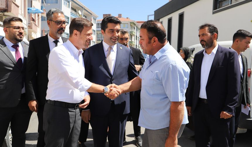 Esnaf ,STK’lar ve milletvekilleri Kaman'da bir araya geldiler