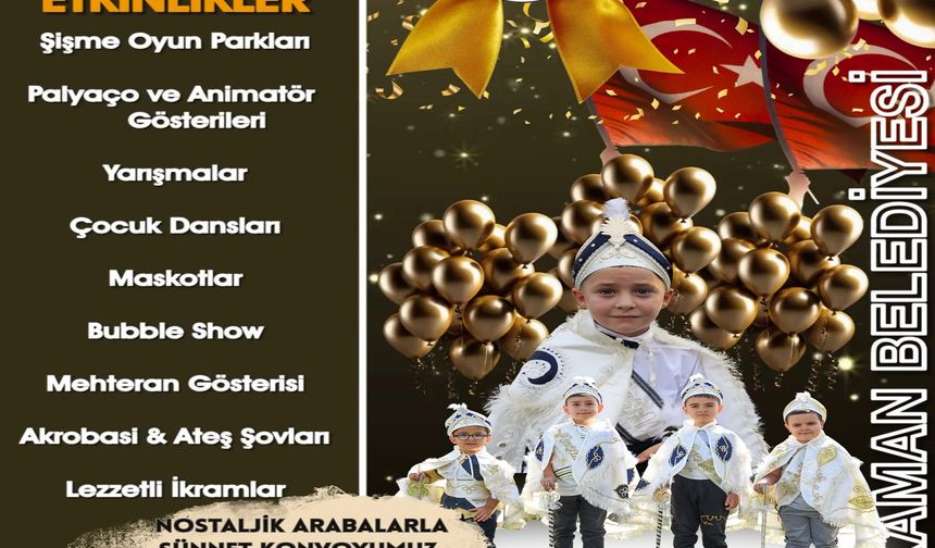 Kaman’da 30 Ağustos Zaferi ve sünnet şöleni coşkusu bir arada