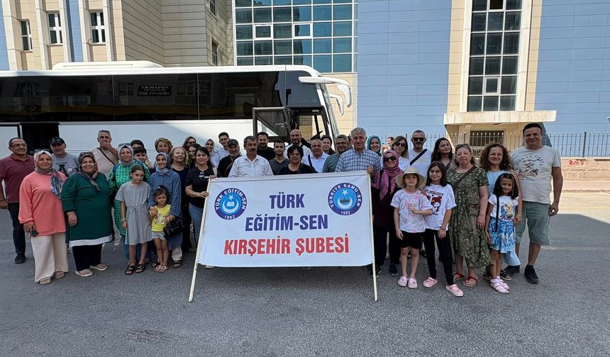 Kırşehir’den Orta Avrupa’ya: Türk Eğitim-Sen yolculuğu başladı