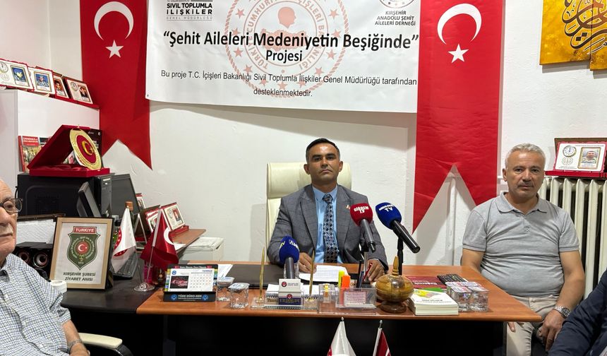 “Şehit aileleri medeniyetin beşiğinde” projesi onaylandı