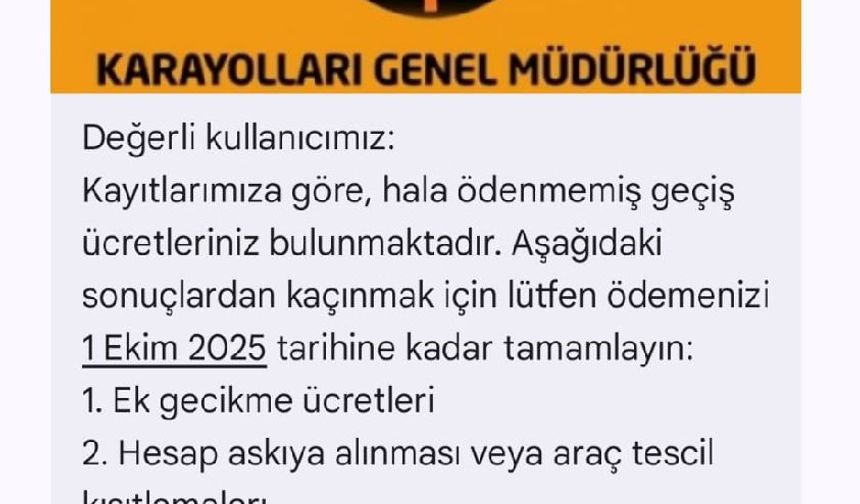 Mesajla gelen dolandırıcılık! Aman dikkat,linki sakın tıklamayın!