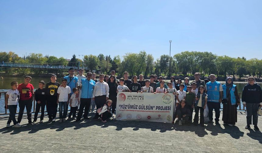 “YÜZ’ÜMÜZ GÜLSÜN” Projesi Çocuklarla Hayat Buluyor