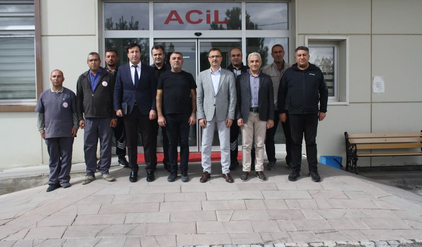 Akpınar ve Çayağzı Sağlık Kurumlarında yerinde inceleme