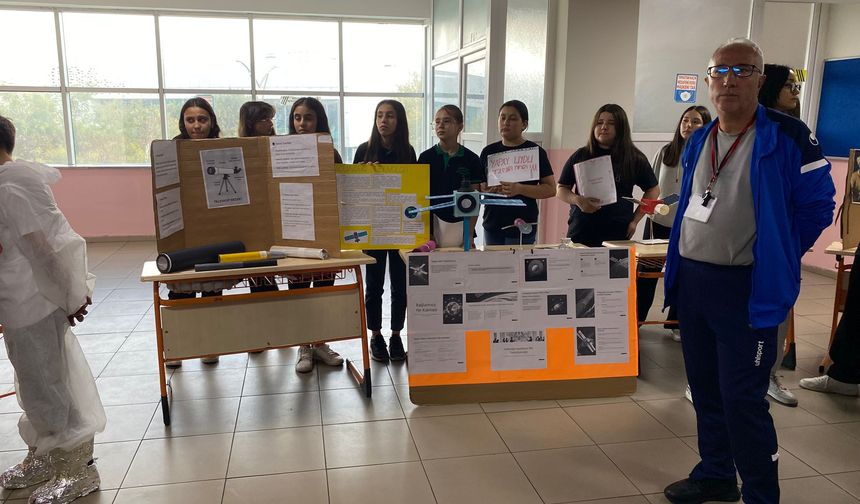Kırşehir’de öğrencilerden bilim sergisi