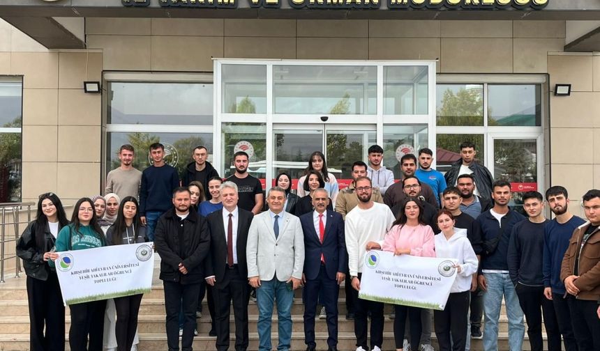 Genç tarımcılar kariyer yolculuğuna çıktı