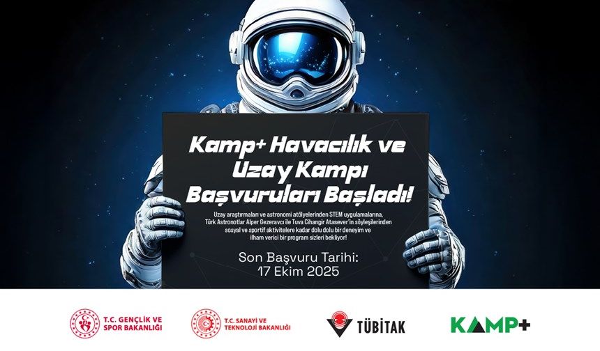 Gençler gökyüzüyle buluşuyor: Havacılık ve uzay kampı başvuruları başladı