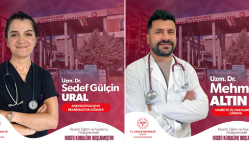 İki yeni uzman doktor atandı