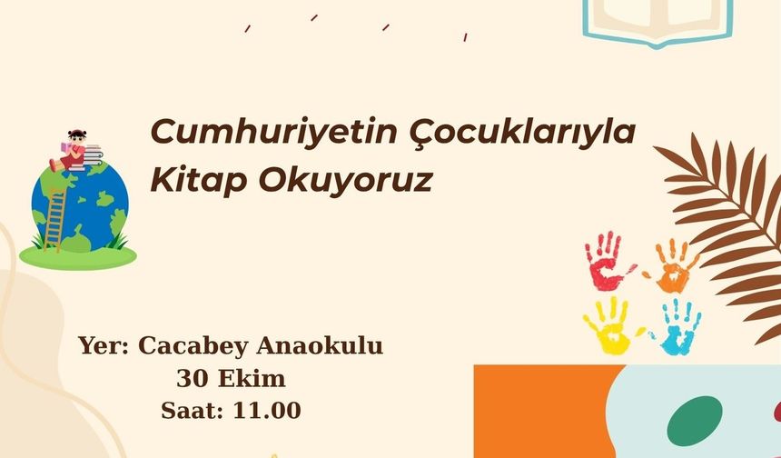 Kırşehir’de minikler Cumhuriyet coşkusunu kitaplarla yaşayacak